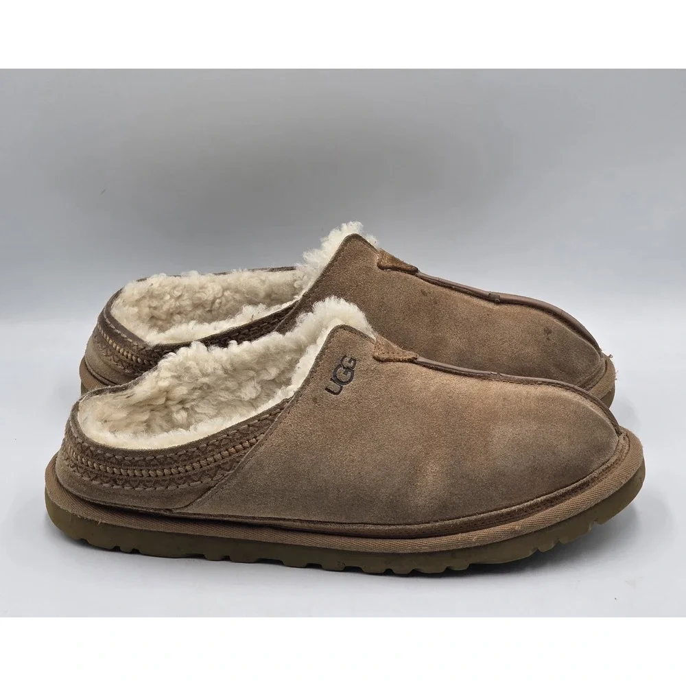 UGG Neuman Slipper Chestnut 1113631 Mens Slipper Slides Size 9 Slip-On